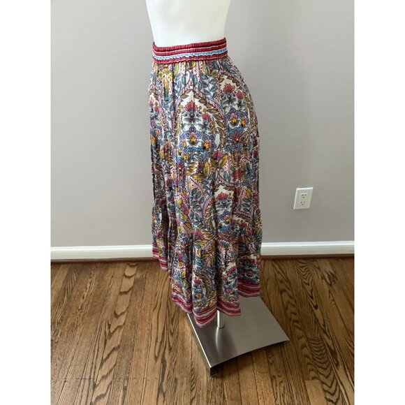 M.A.B.E. Pia all over boho print midi skirt S - Picture 2 of 3